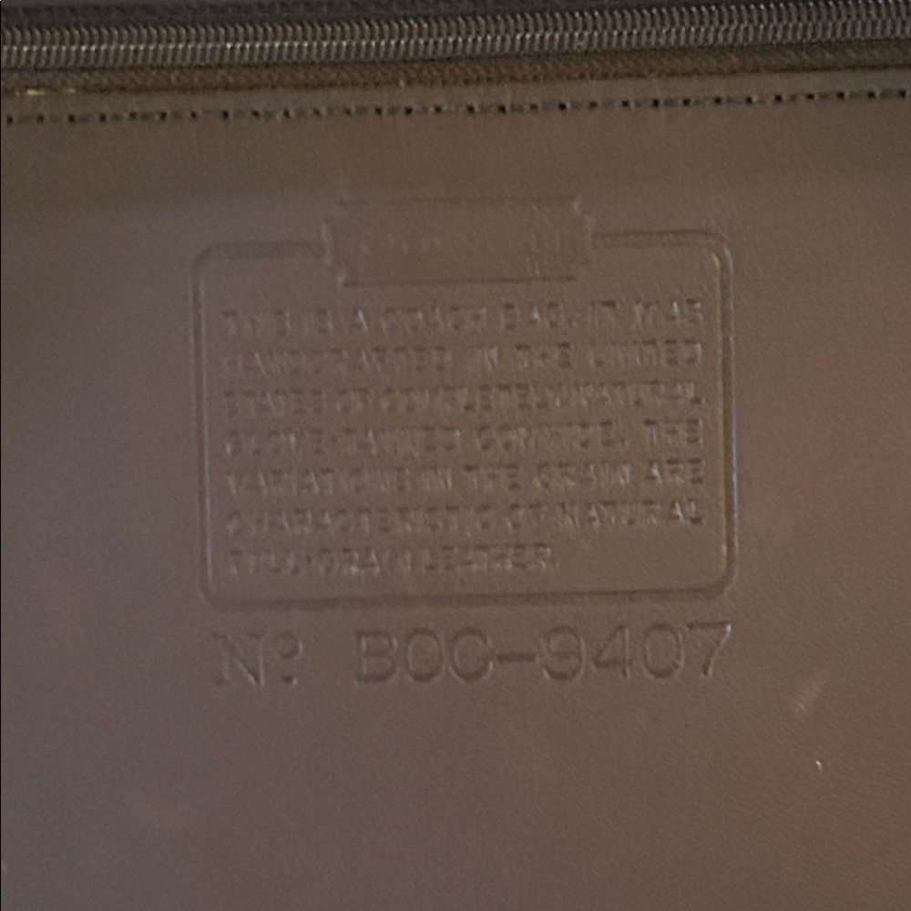 Vintage Coach Legacy Slim Shoulder Bag B0C-9407 EUVC - Picture 4 of 10